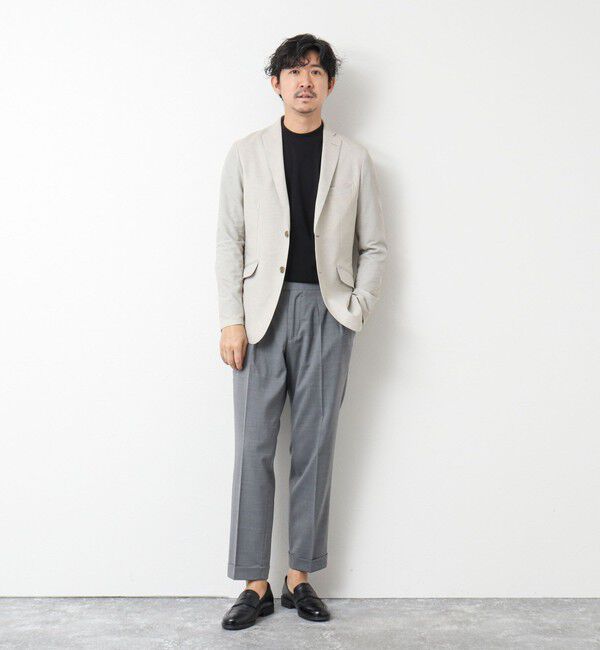 NOLLEY'S goodman「《ビジカジ対応》カラミストレッチJK 25SS」|テーラードジャケット|