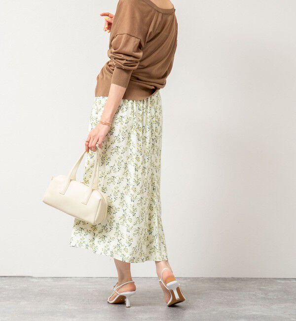 NOLLEY'S sophi「ミモザプリントフレアスカート」|フレア|