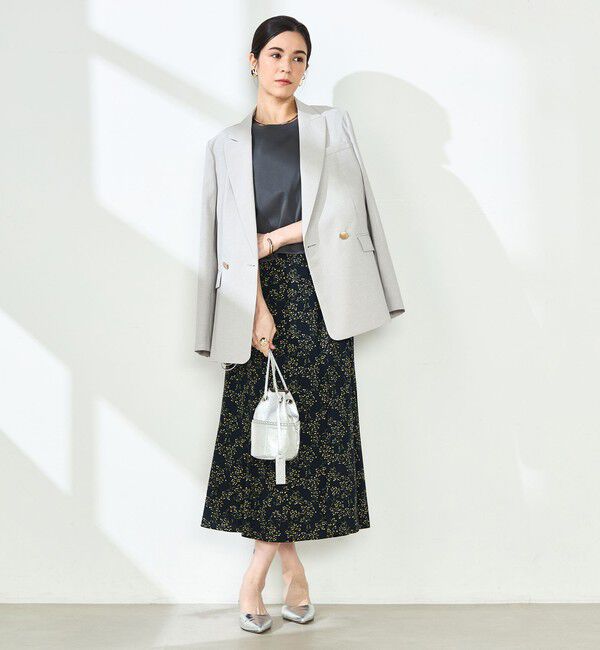 NOLLEY'S sophi「ミモザプリントフレアスカート」|フレア|