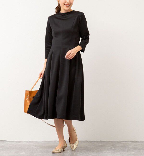NOLLEY'S「【yosoyuki series】 2WAYダンボールニットワンピース」|ワンピース|ブラック