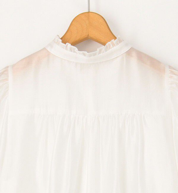 NOLLEY'S「5分袖衿フリルブラウス」|シャツ・ブラウス|