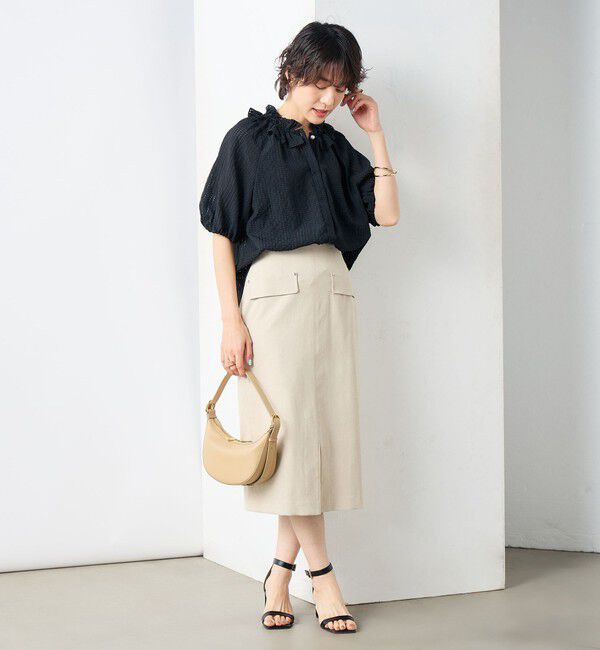 NOLLEY'S sophi「ウォッシャブルドライオックスタイトスカート」|タイト|