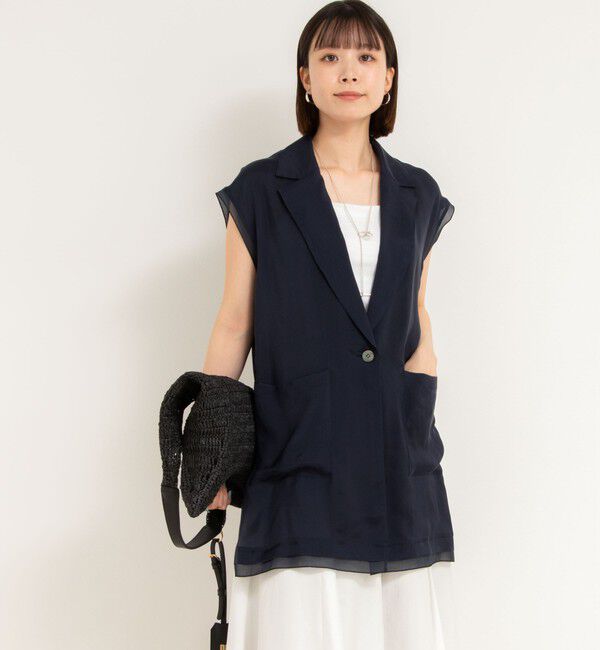 NOLLEY'S「ジレブラウス」|シャツ・ブラウス|