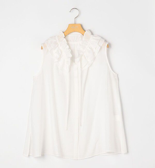 NOLLEY'S sophi「フリルネックノースリーブブラウス」|シャツ・ブラウス|