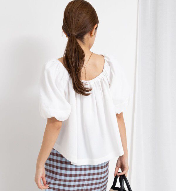 NOLLEY'S sophi「【MARILYN MOON/マリリーンムーン】balloon 2way off-shoulder blouse」|シャツ・ブラウス|