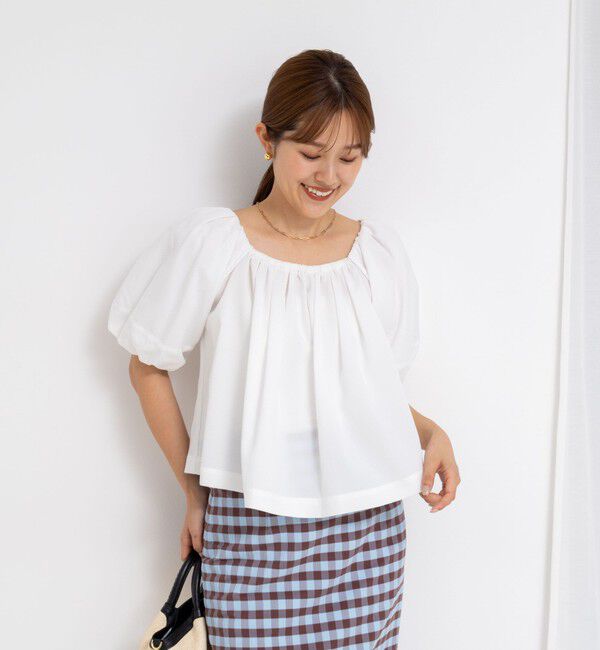 NOLLEY'S sophi「【MARILYN MOON/マリリーンムーン】balloon 2way off-shoulder blouse」|シャツ・ブラウス|