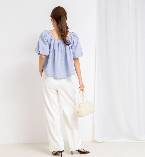 NOLLEY'S sophi「【MARILYN MOON/マリリーンムーン】balloon 2way off-shoulder blouse」|シャツ・ブラウス|