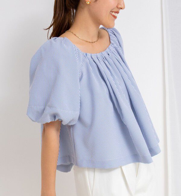 NOLLEY'S sophi「【MARILYN MOON/マリリーンムーン】balloon 2way off-shoulder blouse」|シャツ・ブラウス|