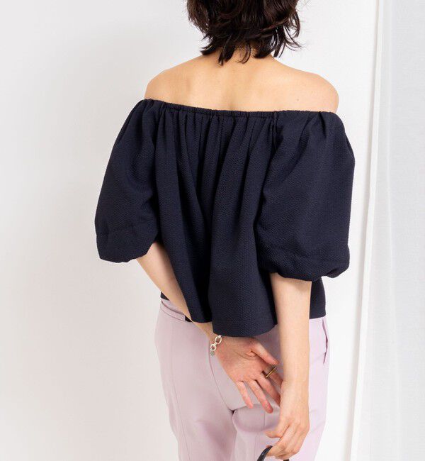 NOLLEY'S sophi「【MARILYN MOON/マリリーンムーン】balloon 2way off-shoulder blouse」|シャツ・ブラウス|