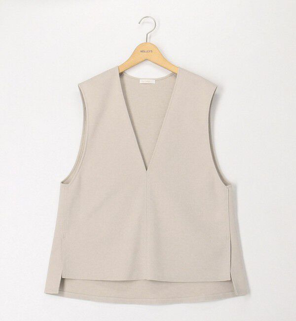 NOLLEY'S「ウォッシャブルストレッチジャージベスト」|ベスト・ジレ|