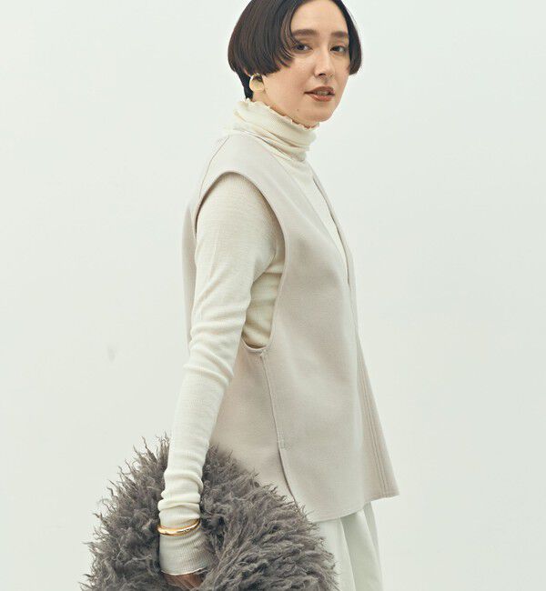 NOLLEY'S「ウォッシャブルストレッチジャージベスト」|ベスト・ジレ|