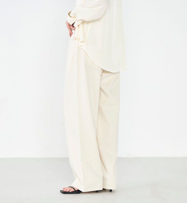 Rie Miller「【RM denim】リネン混ひも付きリラックスパンツ」|その他|