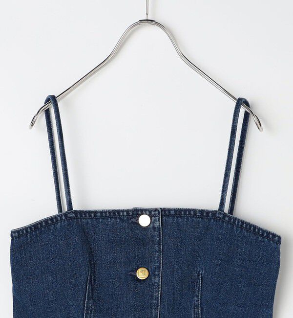 Rie Miller「【RM denim】2WAYデニムビスチェ」|キャミソール|