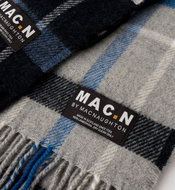 NOLLEY'S goodman「【MAC.N/マックエヌ】Lambswool Inchfad Scarf 25」|ストール|