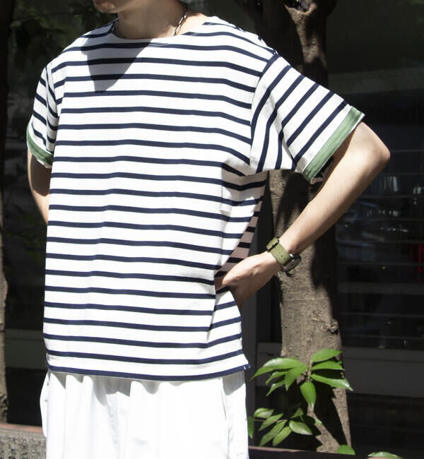 GLOSTER「【GLOSTER/グロスター】バスクシャツ ボーダーTシャツ ショートスリーブ」|Tシャツ・カットソー|