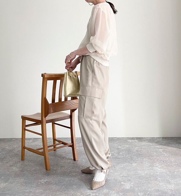 fredy emue「ブライトツイルイージーベイカーパンツ」|カーゴ|