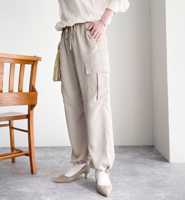 fredy emue「ブライトツイルイージーベイカーパンツ」|カーゴ|