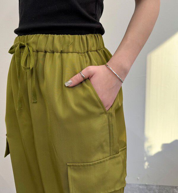 fredy emue「ブライトツイルイージーベイカーパンツ」|カーゴ|