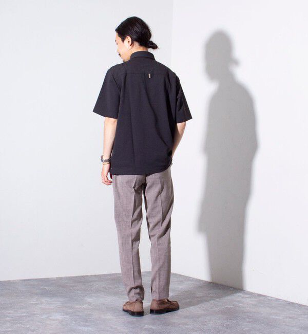 GLOSTER「【GLOSTER/グロスター】リネンライク ワッシャー イージーパンツ スラックス」|チノ|