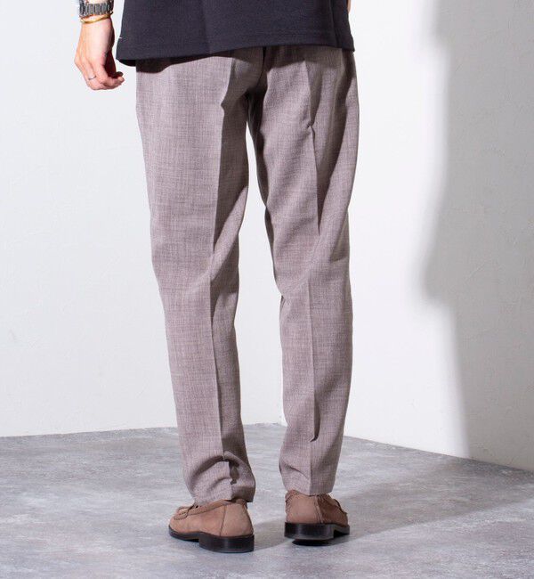 GLOSTER「【GLOSTER/グロスター】リネンライク ワッシャー イージーパンツ スラックス」|チノ|