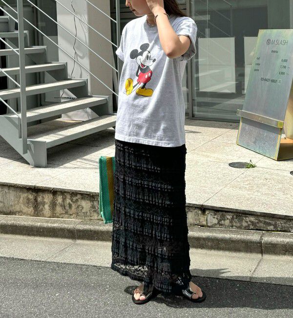 fredy emue「カットレースナロースカート」|タイト|