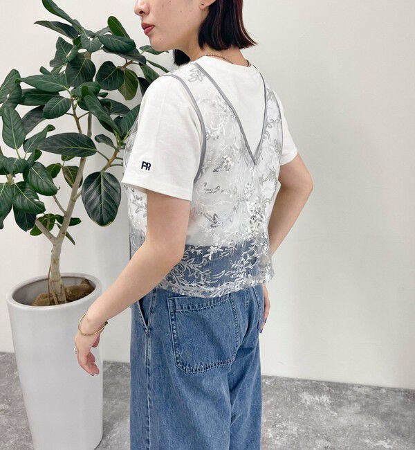 fredy emue「キラキラ2WAYベスト」|ベスト・ジレ|