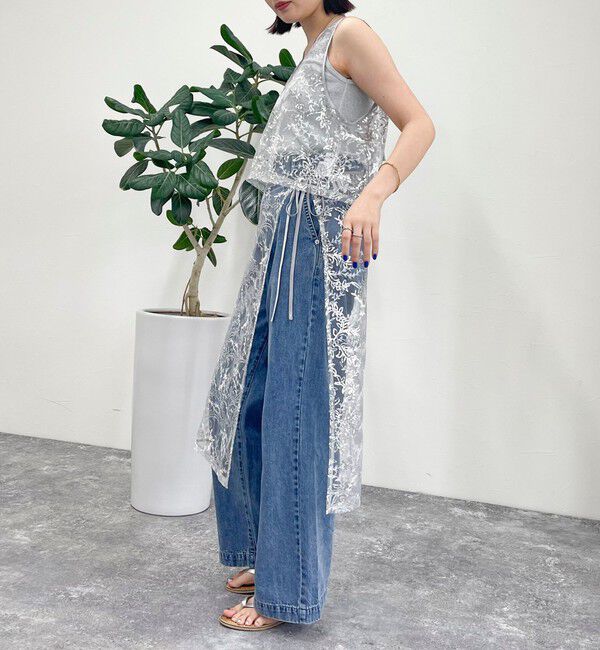 fredy emue「キラキラ2WAYベスト」|ベスト・ジレ|