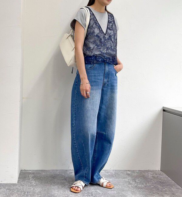 fredy emue「キラキラ2WAYベスト」|ベスト・ジレ|