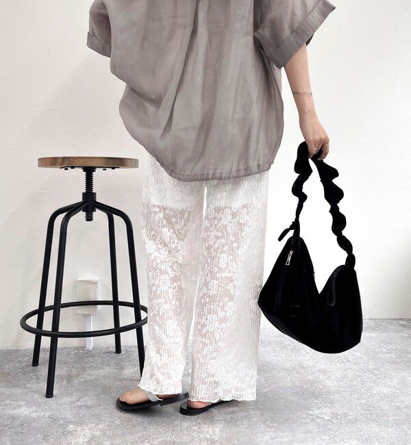 fredy emue「カットレースパンツ」|チノ|