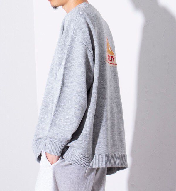 GLOSTER「【限定展開】【KELTY&times;GLOSTER】別注 ジャガード クルーネックニットプルオーバー」|ニット・セーター|