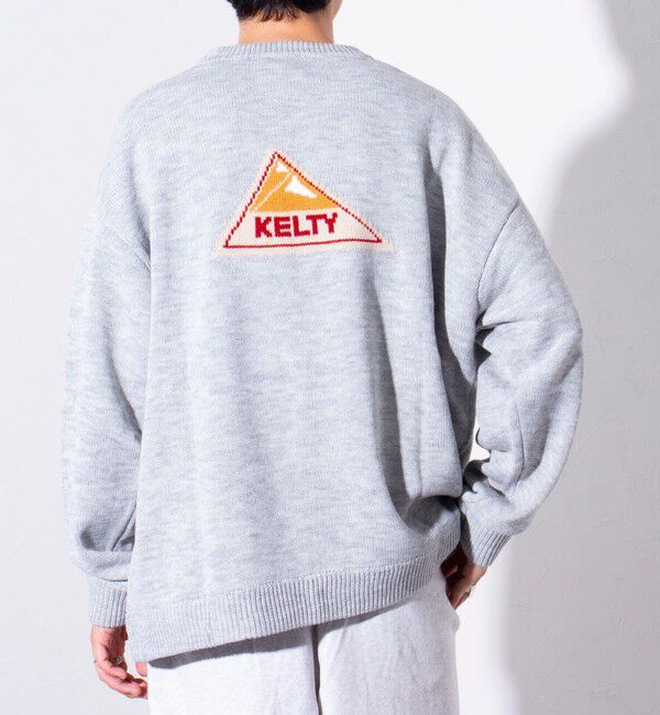 GLOSTER「【限定展開】【KELTY&times;GLOSTER】別注 ジャガード クルーネックニットプルオーバー」|ニット・セーター|