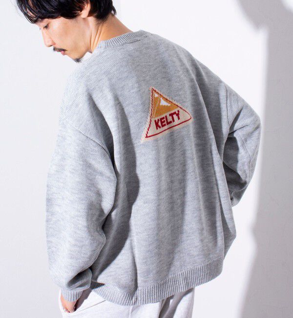 GLOSTER「【限定展開】【KELTY&times;GLOSTER】別注 ジャガード クルーネックニットプルオーバー」|ニット・セーター|