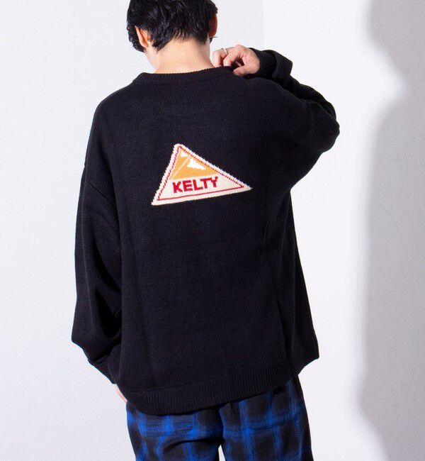 GLOSTER「【限定展開】【KELTY&times;GLOSTER】別注 ジャガード クルーネックニットプルオーバー」|ニット・セーター|