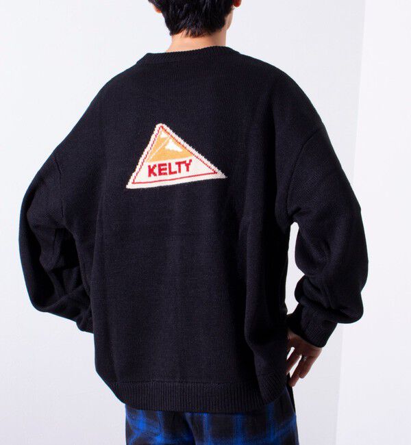 GLOSTER「【限定展開】【KELTY&times;GLOSTER】別注 ジャガード クルーネックニットプルオーバー」|ニット・セーター|