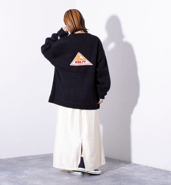 GLOSTER「【限定展開】【KELTY&times;GLOSTER】別注 ジャガード クルーネックニットプルオーバー」|ニット・セーター|