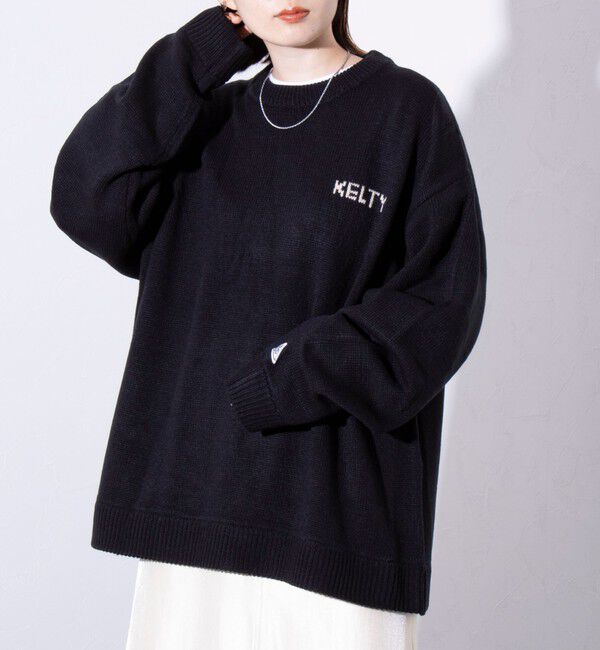 GLOSTER「【限定展開】【KELTY&times;GLOSTER】別注 ジャガード クルーネックニットプルオーバー」|ニット・セーター|