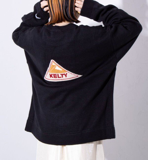 GLOSTER「【限定展開】【KELTY&times;GLOSTER】別注 ジャガード クルーネックニットプルオーバー」|ニット・セーター|