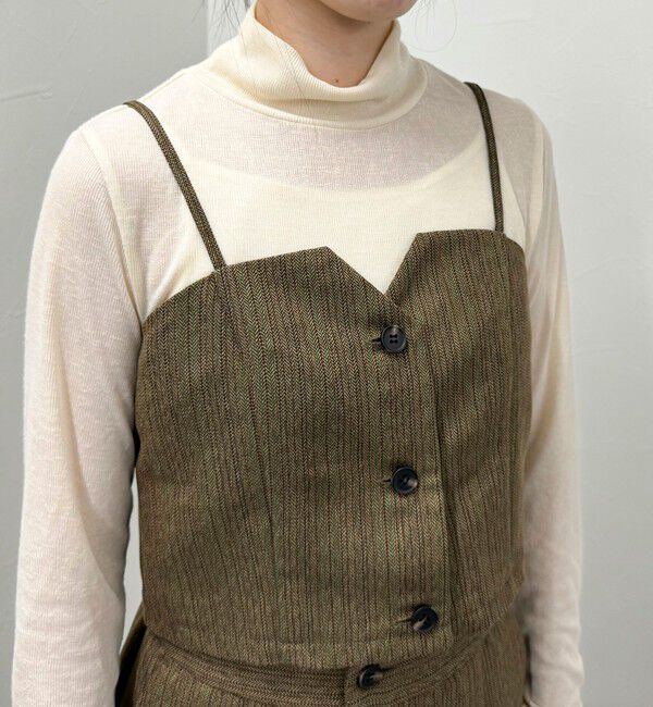 fredy emue「ヘリンボーンキャミビスチェ」|キャミソール|