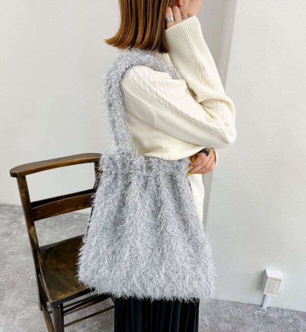 fredy emue「ラメモコモールドロスト トートバック」|トートバッグ|