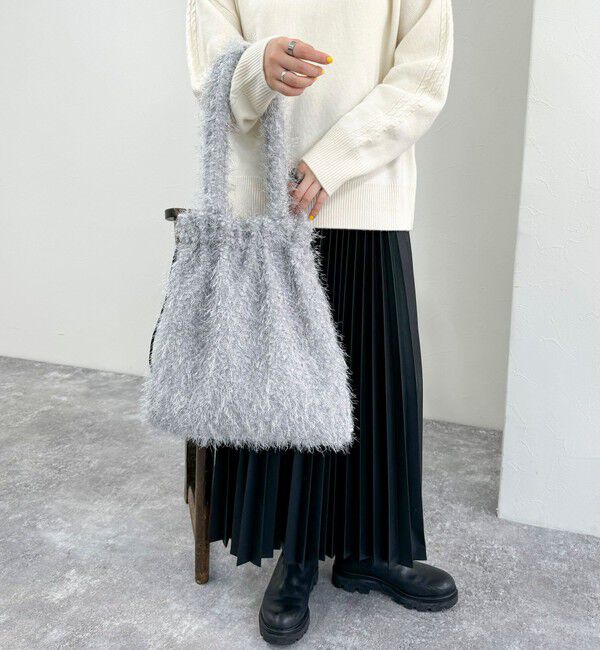 fredy emue「ラメモコモールドロスト トートバック」|トートバッグ|