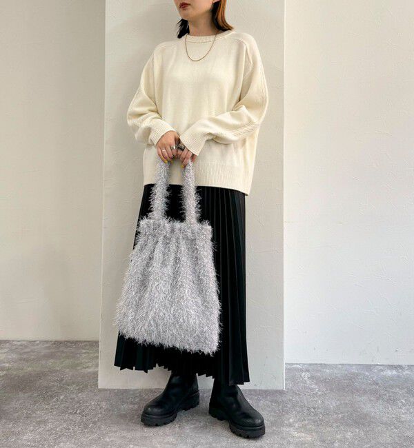 fredy emue「ラメモコモールドロスト トートバック」|トートバッグ|