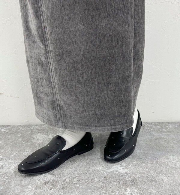 fredy emue「クラッシュベロアナロースカート」|タイト|