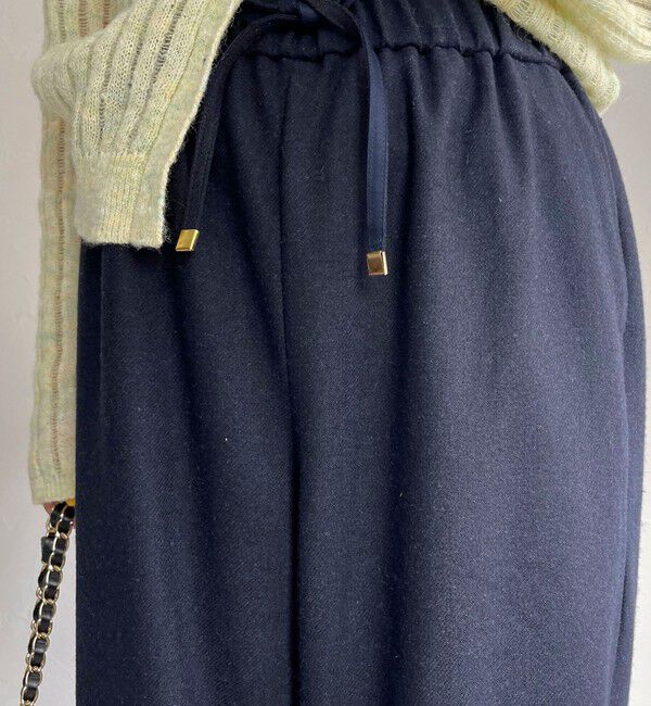 fredy emue「ウール混ウォッシャブルイージーパンツ」|チノ|