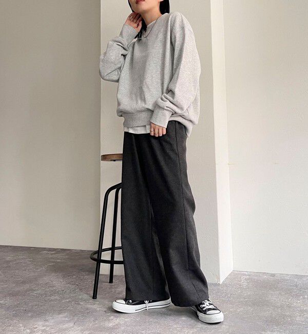 fredy emue「ウール混ウォッシャブルイージーパンツ」|チノ|