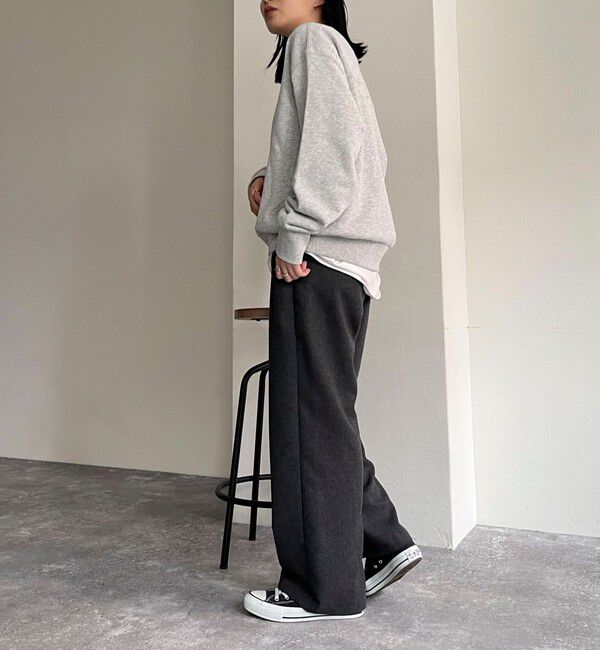 fredy emue「ウール混ウォッシャブルイージーパンツ」|チノ|