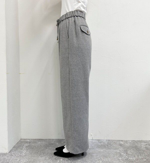 fredy emue「ウール混ウォッシャブルイージーパンツ」|チノ|