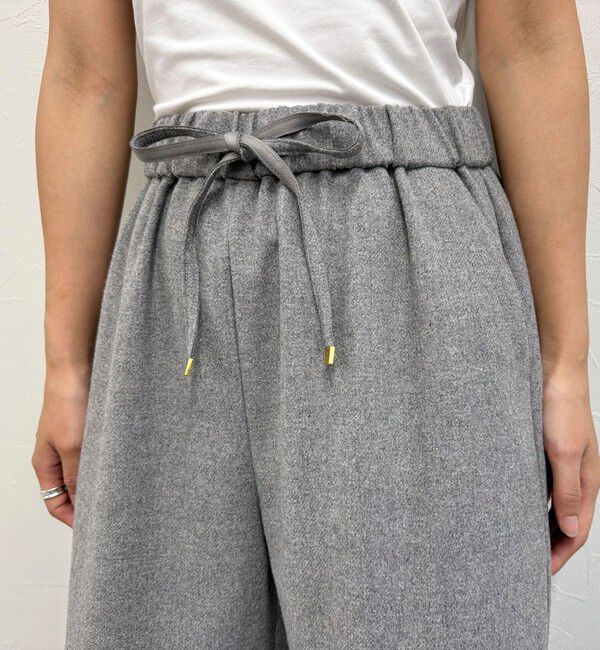 fredy emue「ウール混ウォッシャブルイージーパンツ」|チノ|