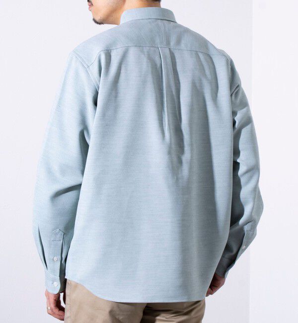 GLOSTER「【ビジカジ対応】【GLOSTER/グロスター】ニットテープ 鹿の子 ボタンダウンシャツ」|シャツ・ブラウス|