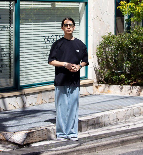 GLOSTER「【Franklin Climbing】FLEX TECH グラフィックバックプリント 半袖Tシャツ」|Tシャツ・カットソー|