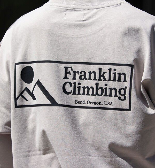 GLOSTER「【Franklin Climbing】FLEX TECH グラフィックバックプリント 半袖Tシャツ」|Tシャツ・カットソー|
